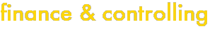 finance & controlling
